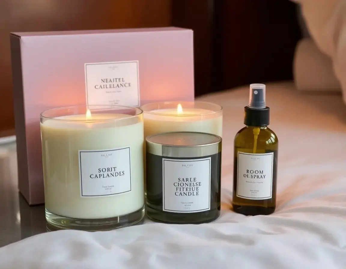 Set Candele e Oli Aromaterapia