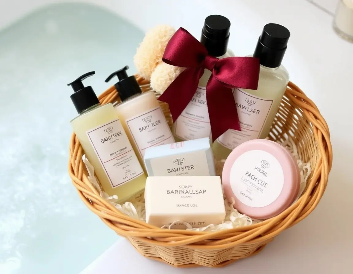 Cesto Regalo Bagno e Spa di Lusso