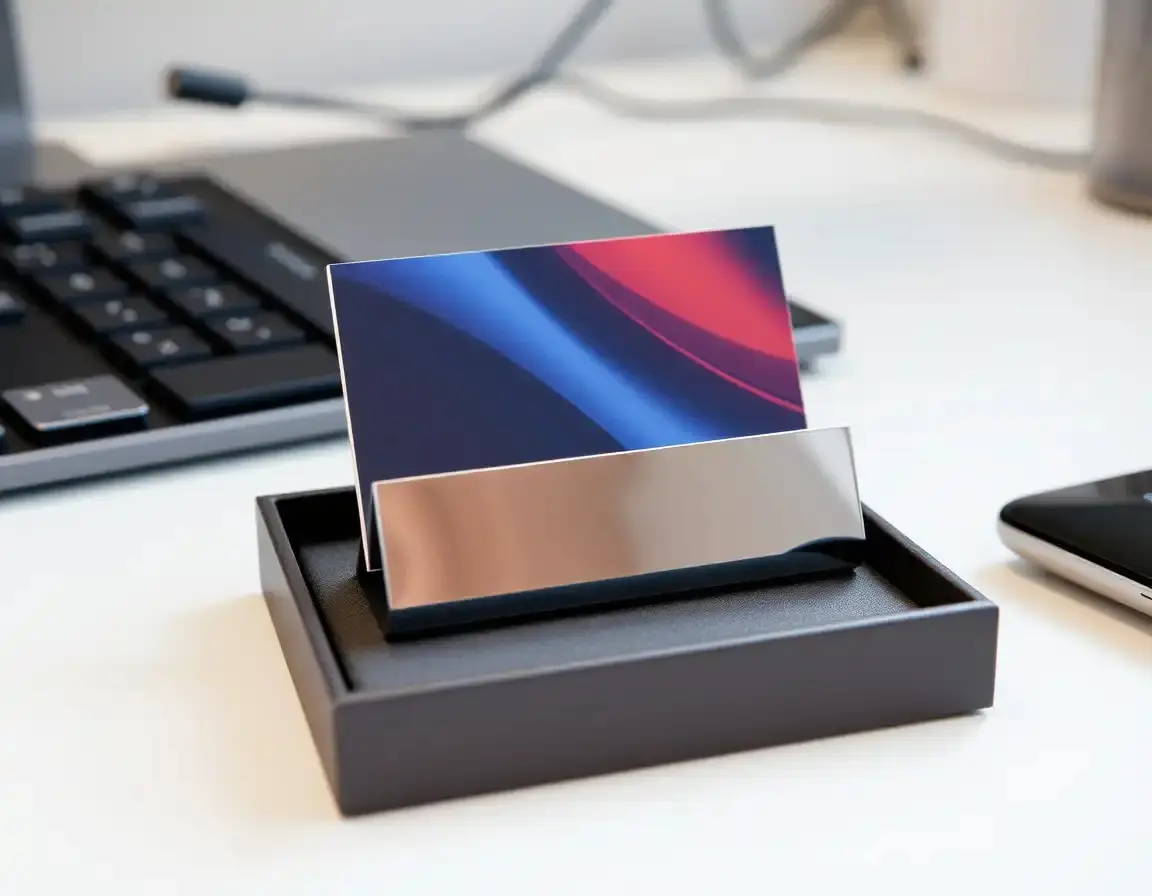 Porta Biglietti da Visita in Metallo