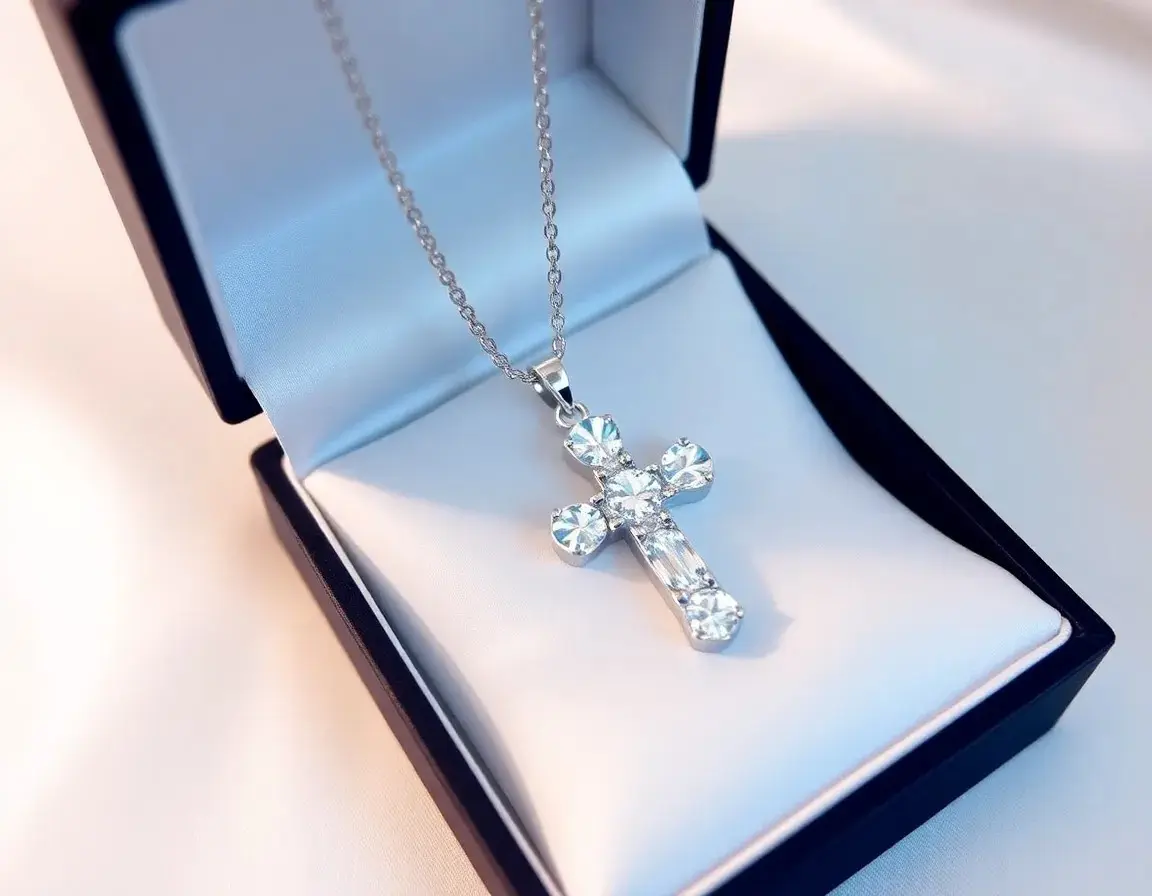 Ciondolo a Croce Swarovski