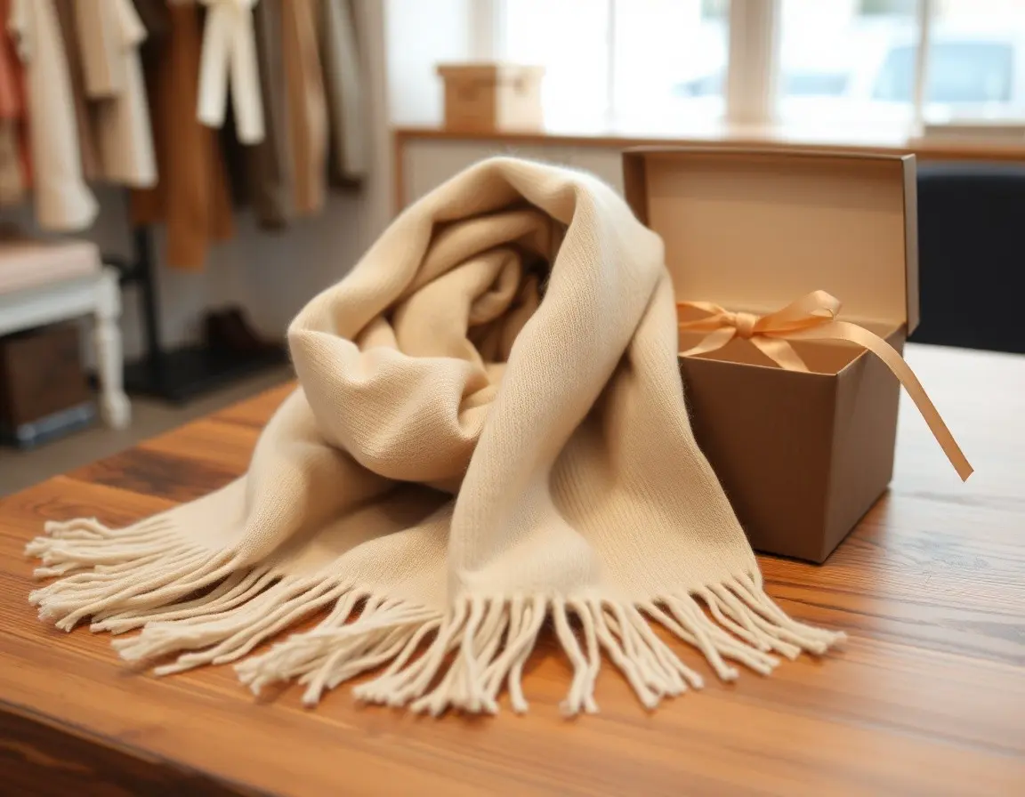 Sciarpa in Misto Cashmere Morbida