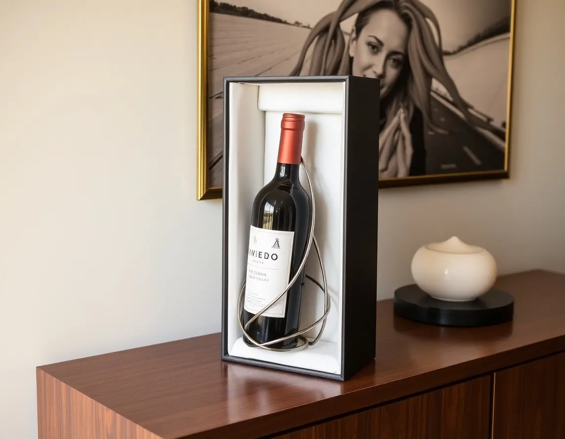 Scultura Portabottiglie di Vino