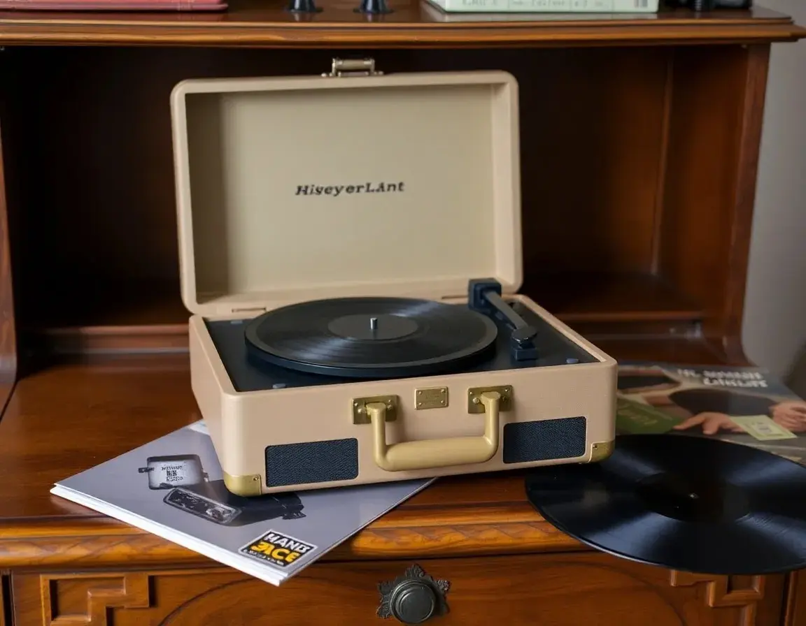 Vintage Record Player - Regalo Musica