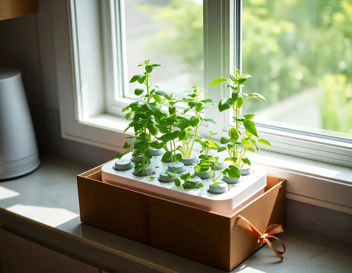 Hydroponic Indoor Herb Garden - Regalo Green