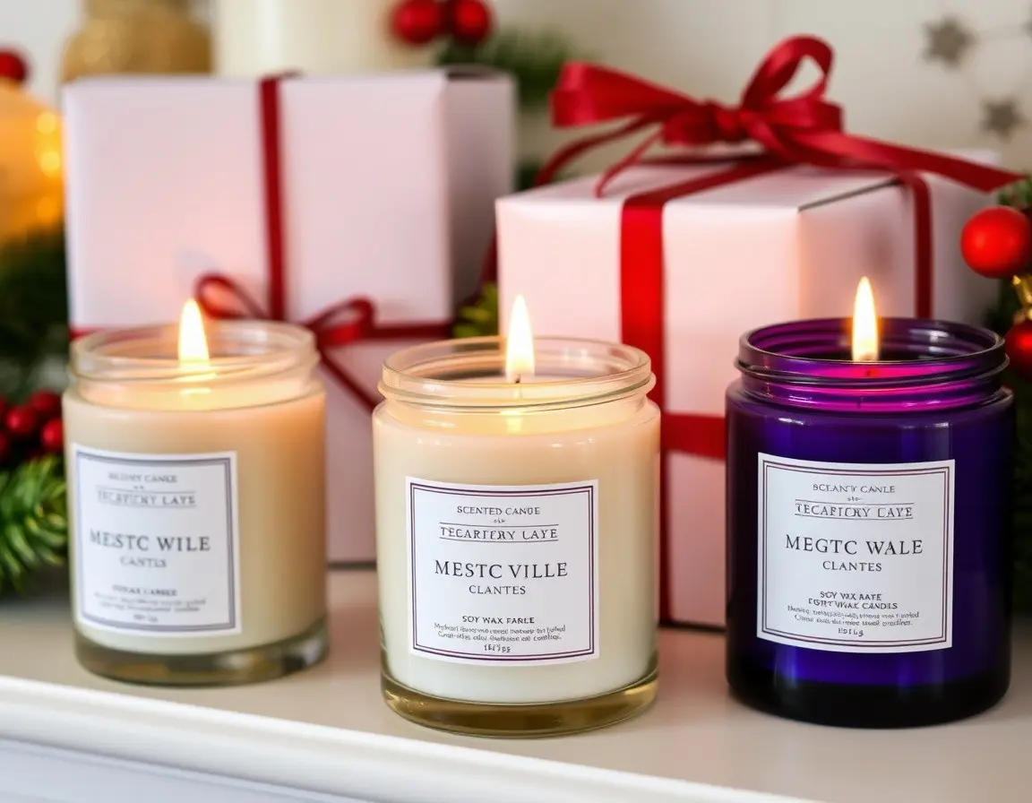 Set di candele profumate di lusso