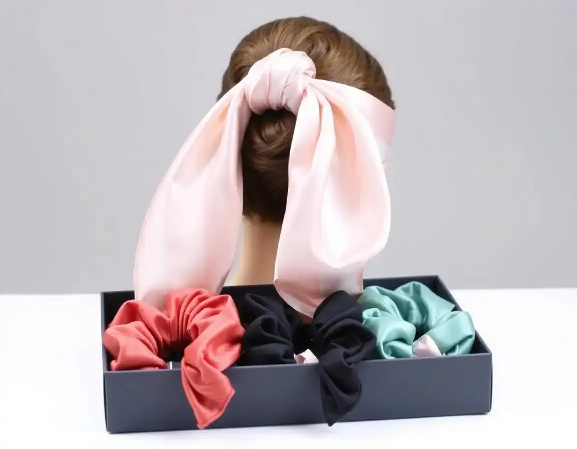 Set Sciarpa e Elastici in Seta