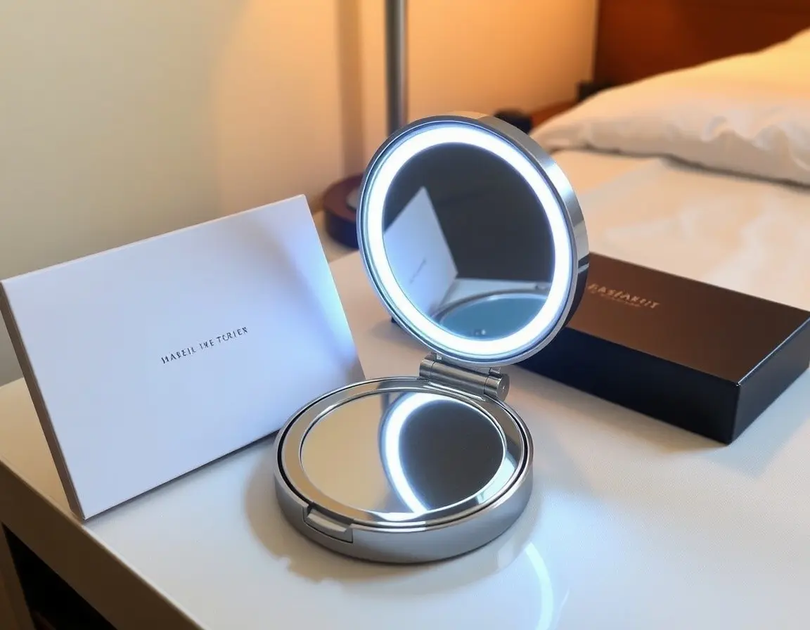 Specchio da Viaggio con LED