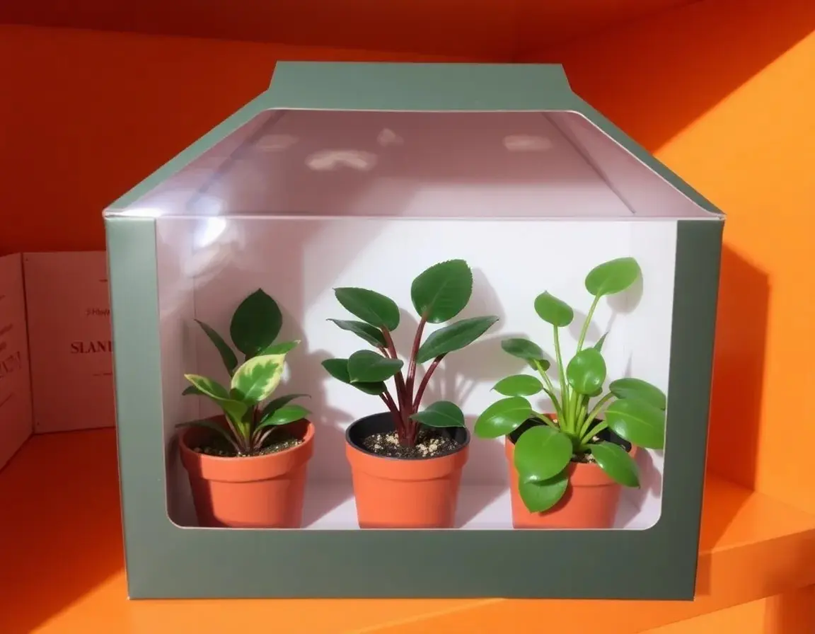 Set di Tre Mini Piantine in Vaso