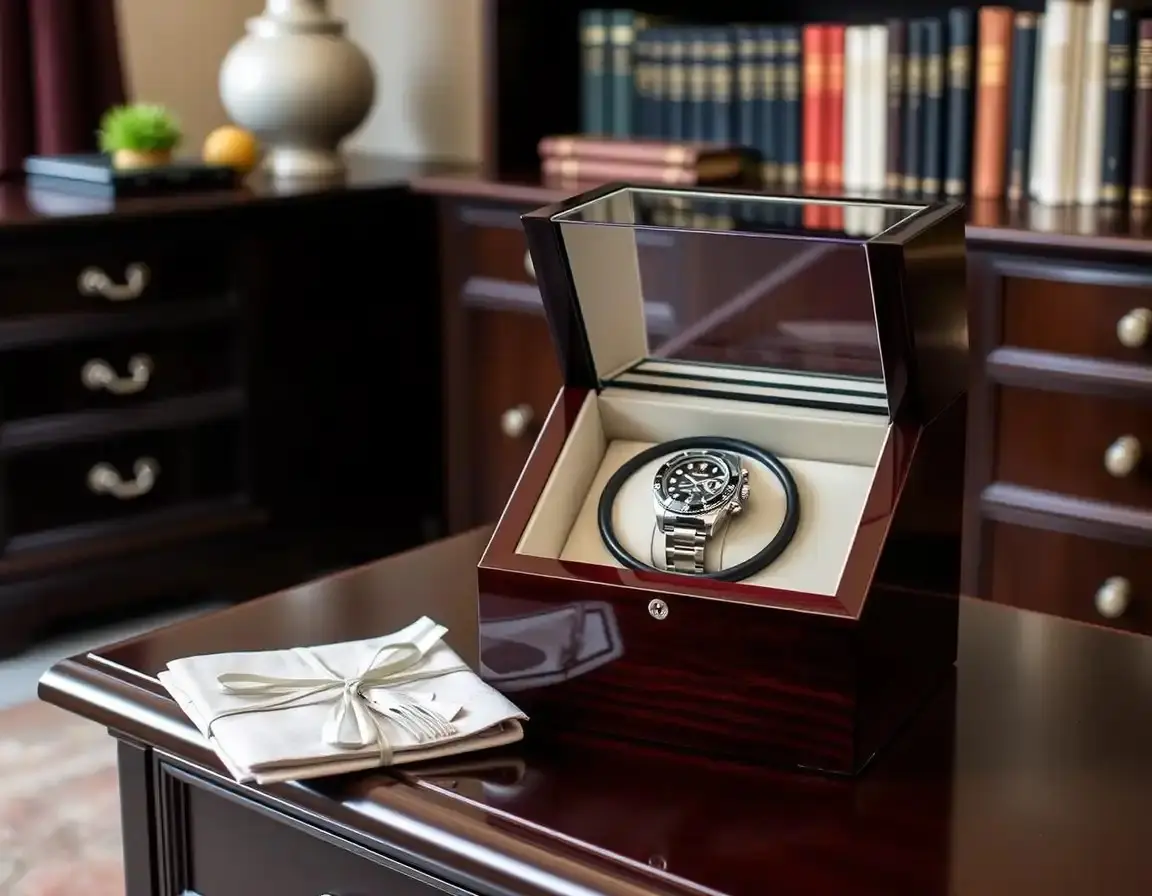 Scatola avvolgitore automatico per orologi