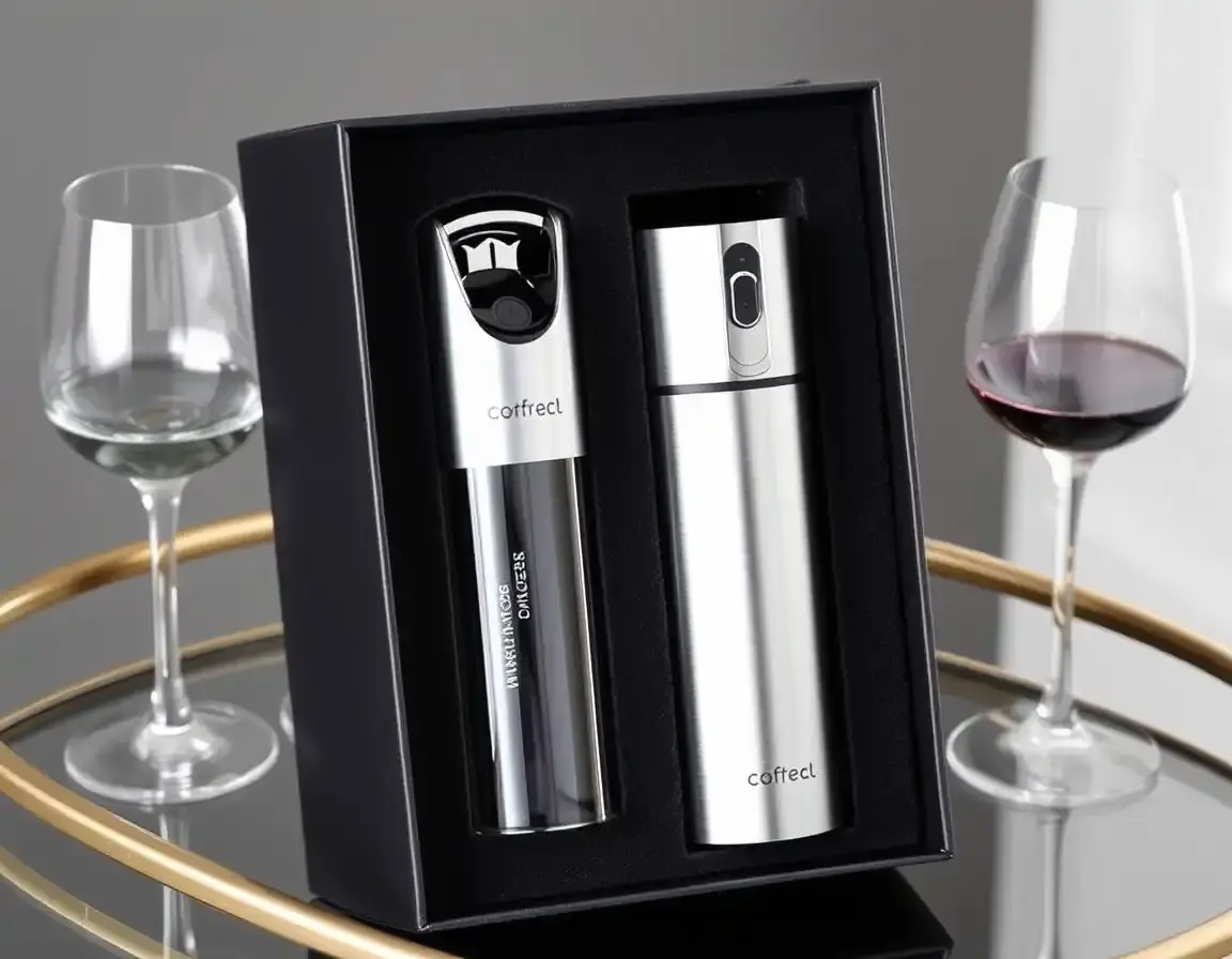 Set Apribottiglie Elettrico per Vino