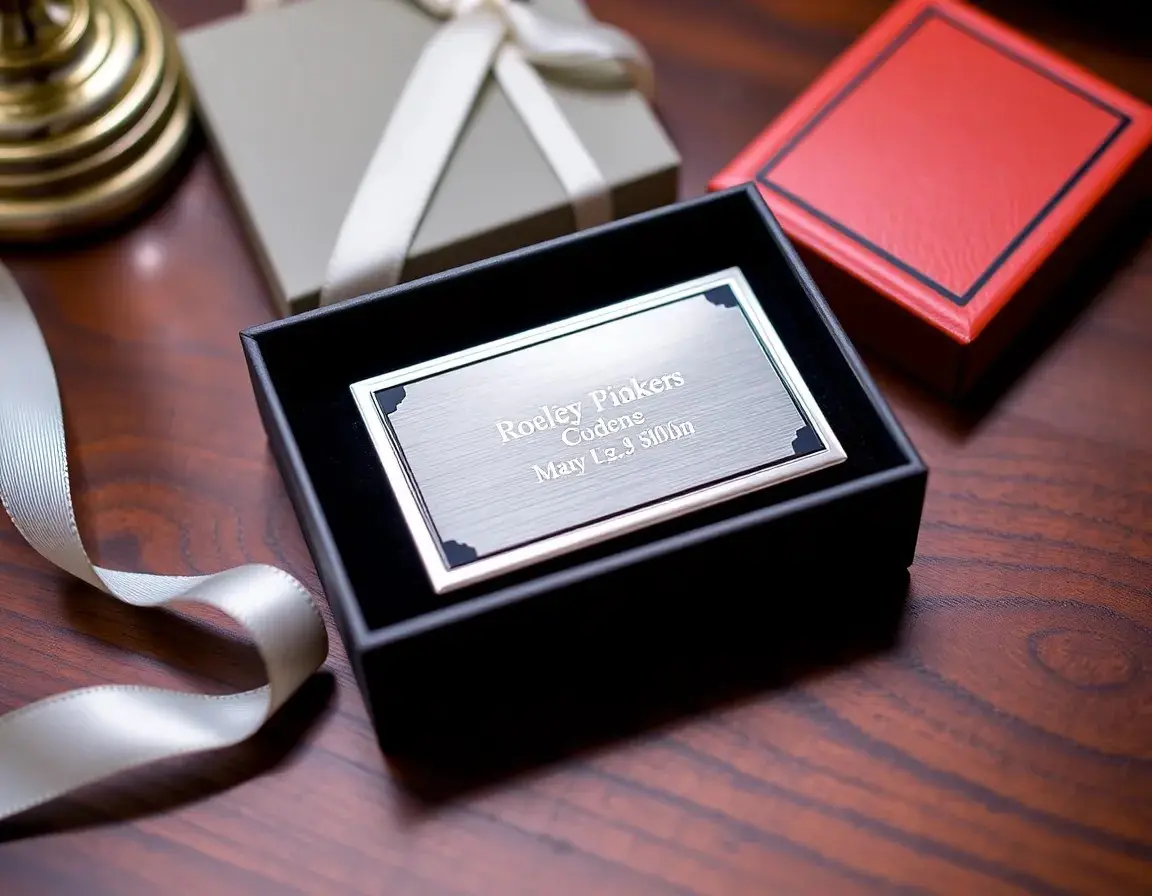 Porta Biglietti da Visita in Argento per un Neolaureato