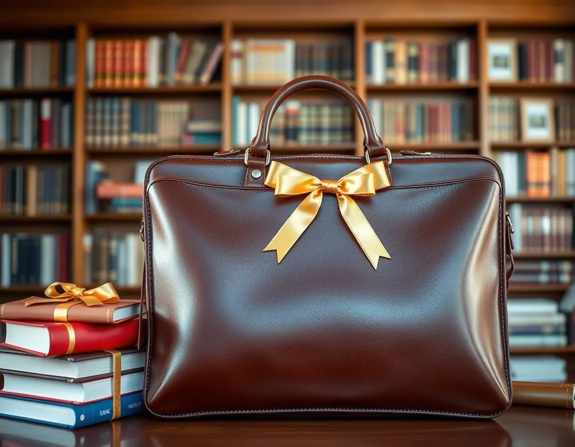 Borsa in Pelle Professionale come Regalo di Laurea