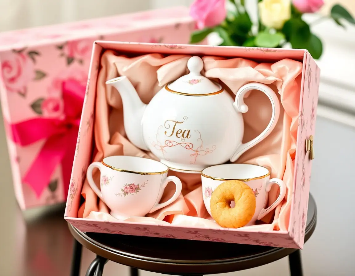 Elegante Set Teiera e Tazza da Tè