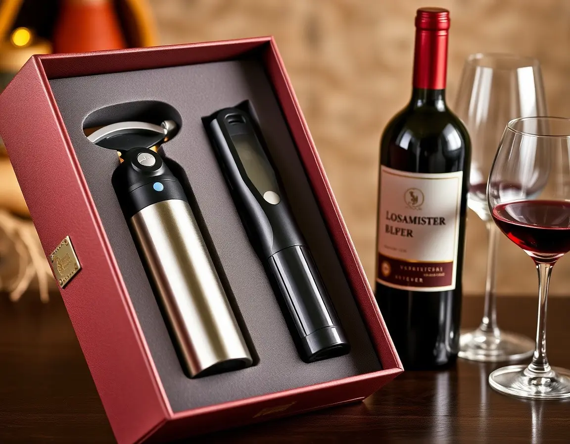 Set Apribottiglie Elettrico per Vino