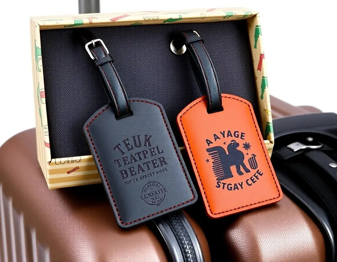 Set di Targhette Bagaglio Premium da Viaggio