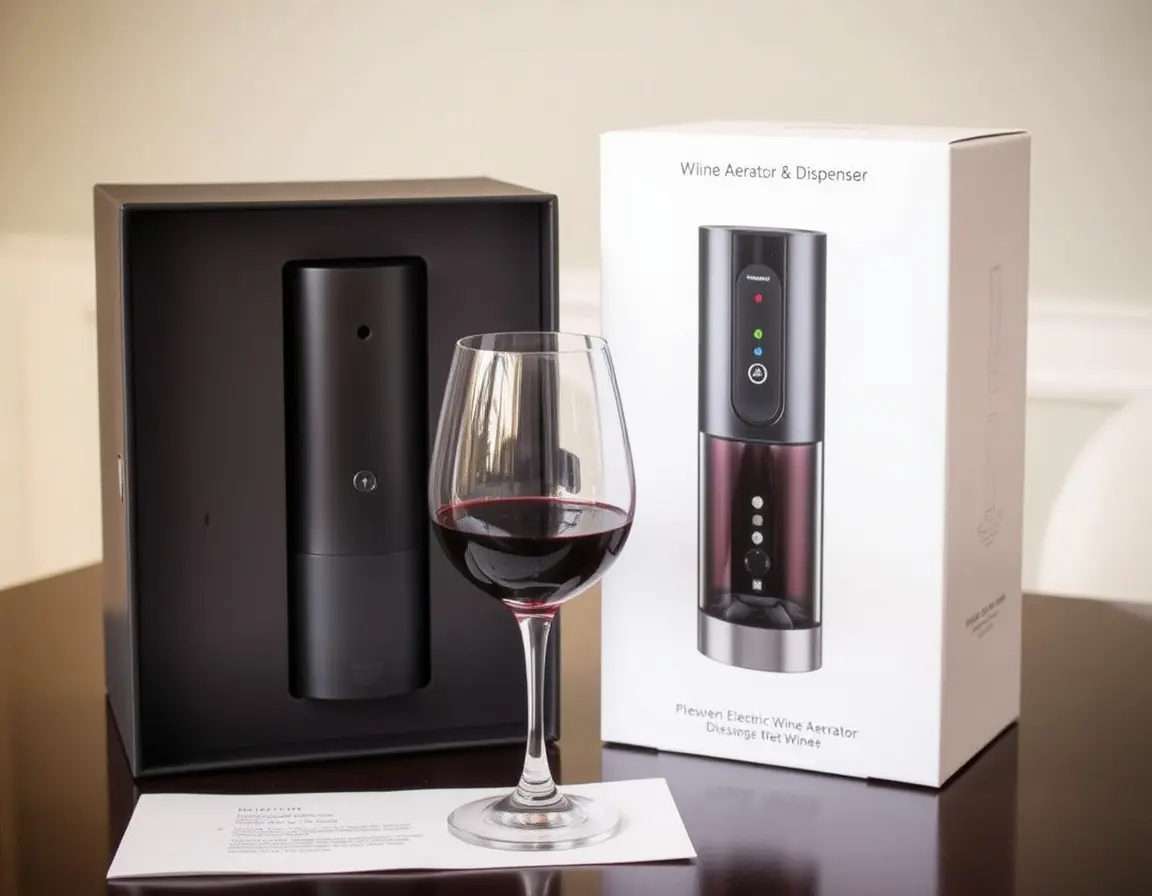 Dispenser Aeratore Elettrico per Vino