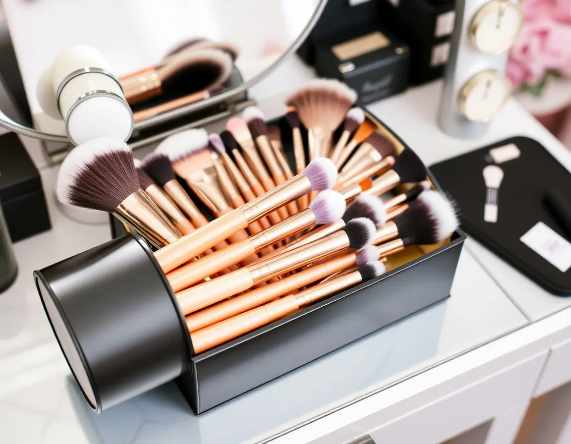 Set Completo di Pennelli per il Trucco