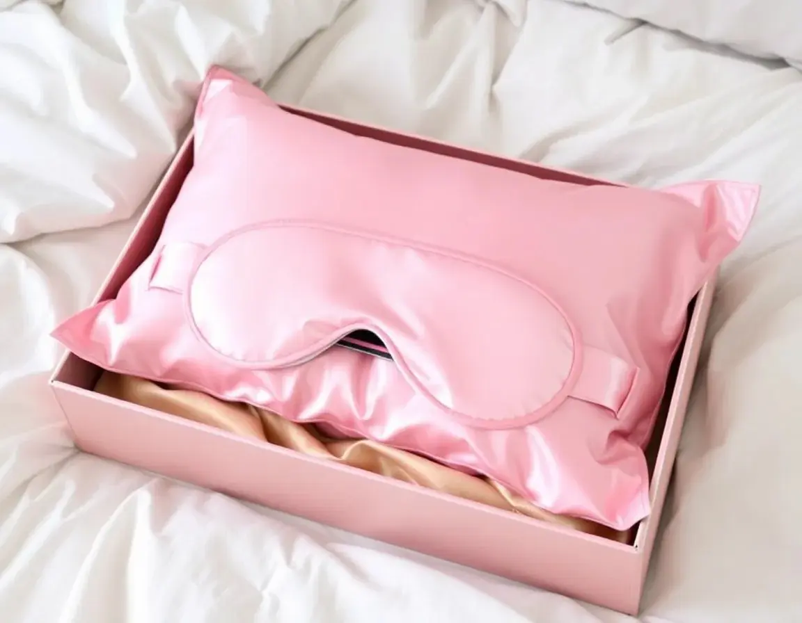 Set Federa e Mascherina in Seta