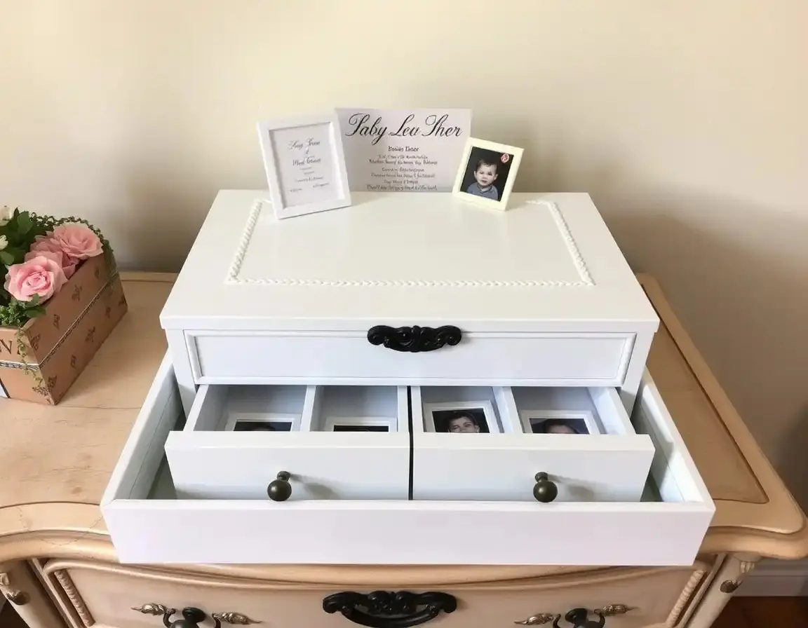 Scatola dei ricordi per neonati