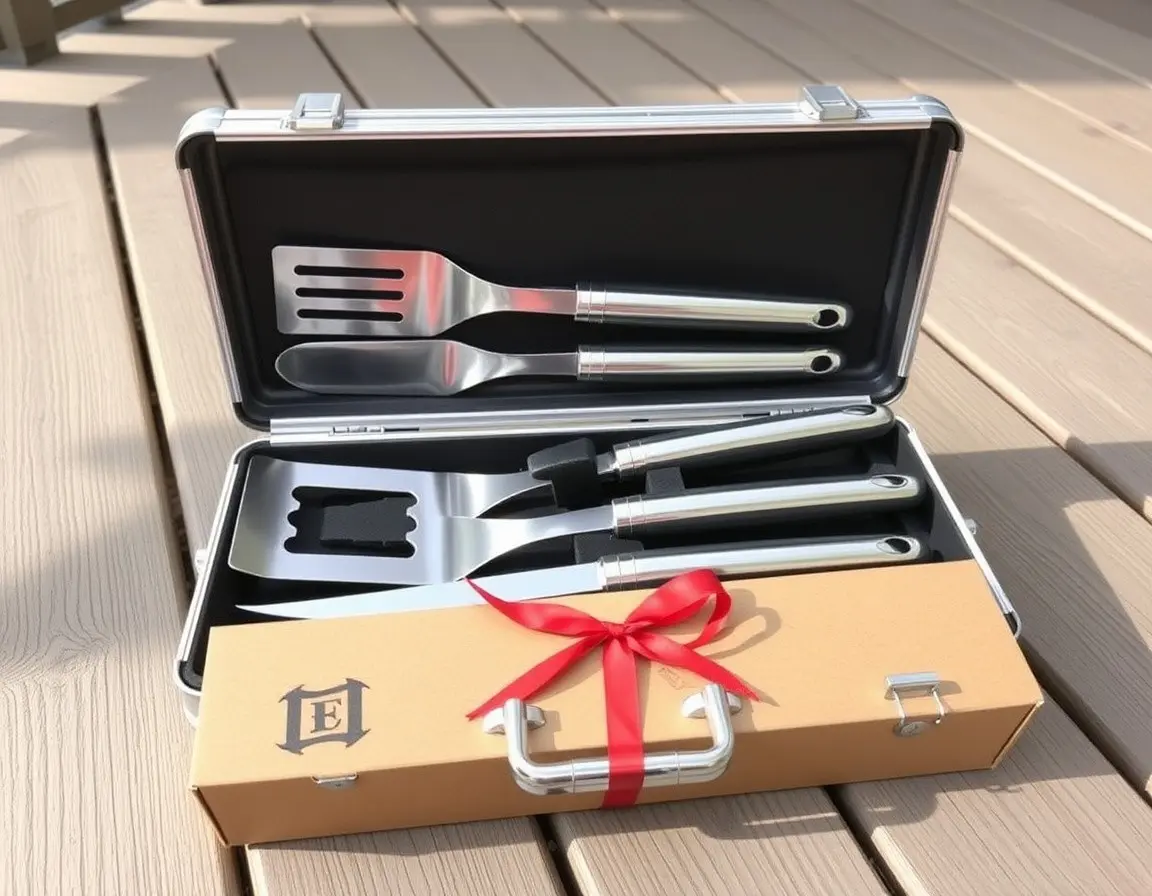 Set di Utensili Premium per Barbecue