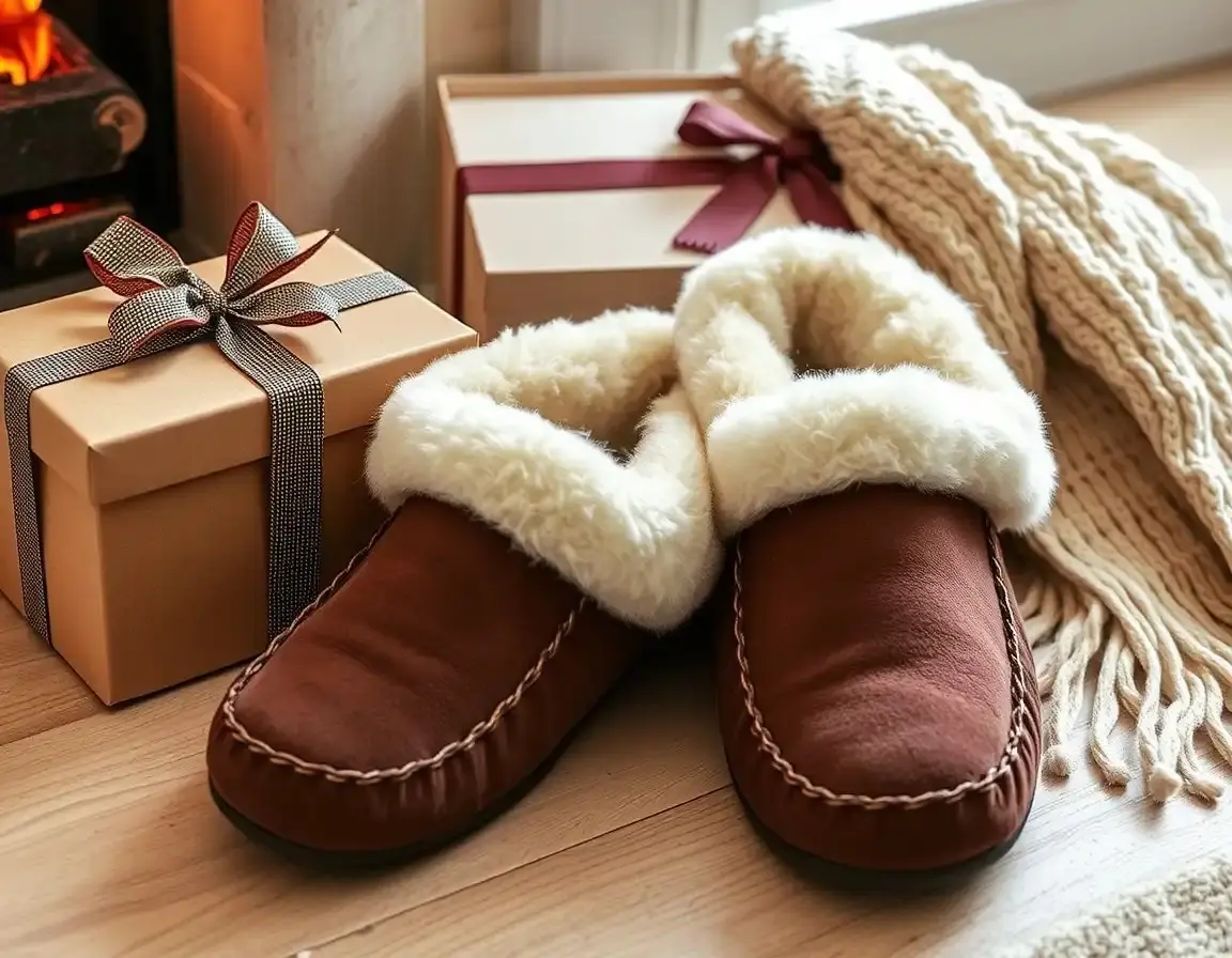 Pantofole Comode in Pelle di Pecora