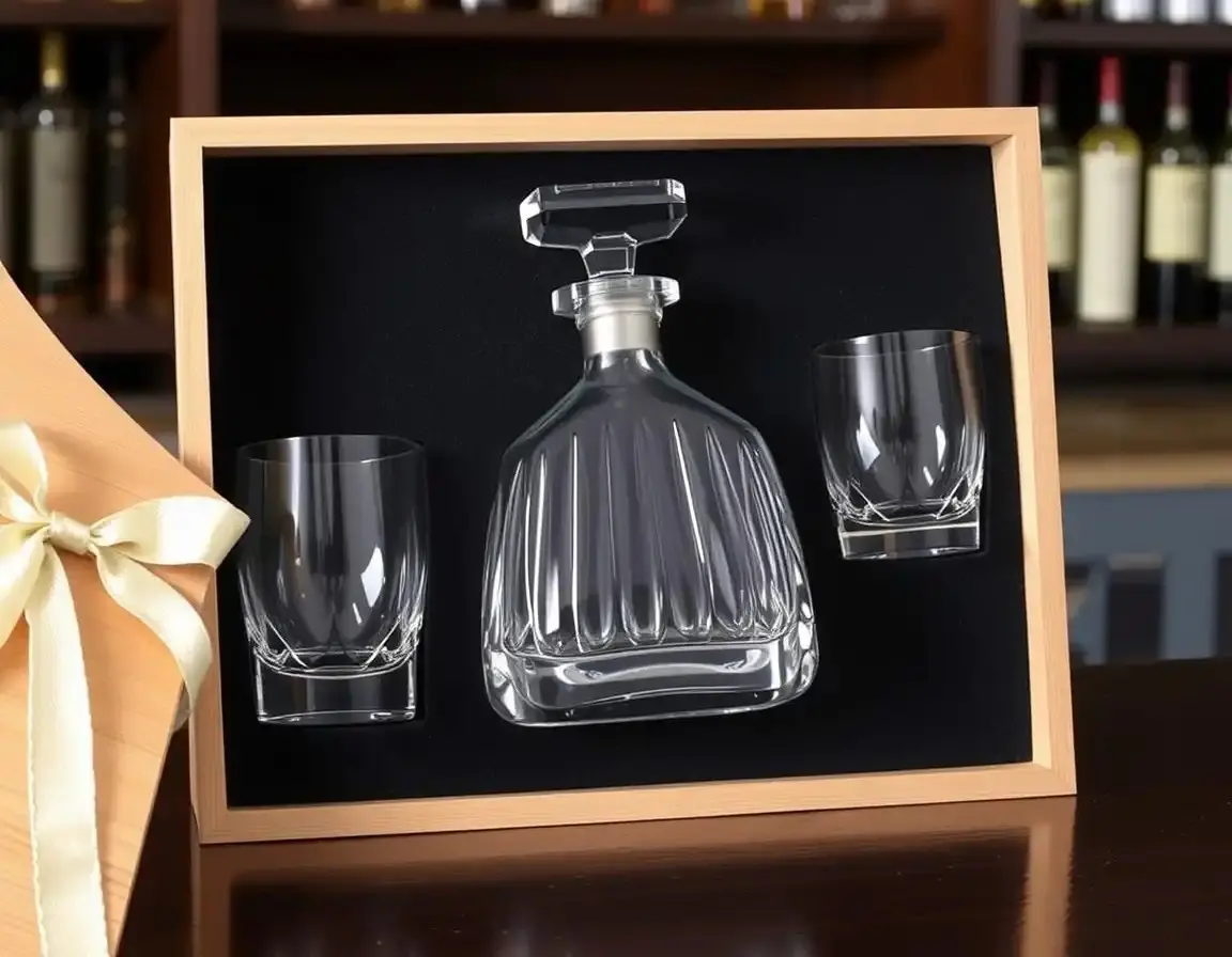 Set Decanter e Bicchieri da Whisky di Lusso