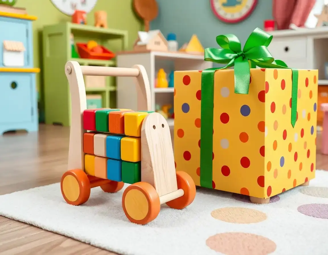 Carrello Primi Passi in Legno