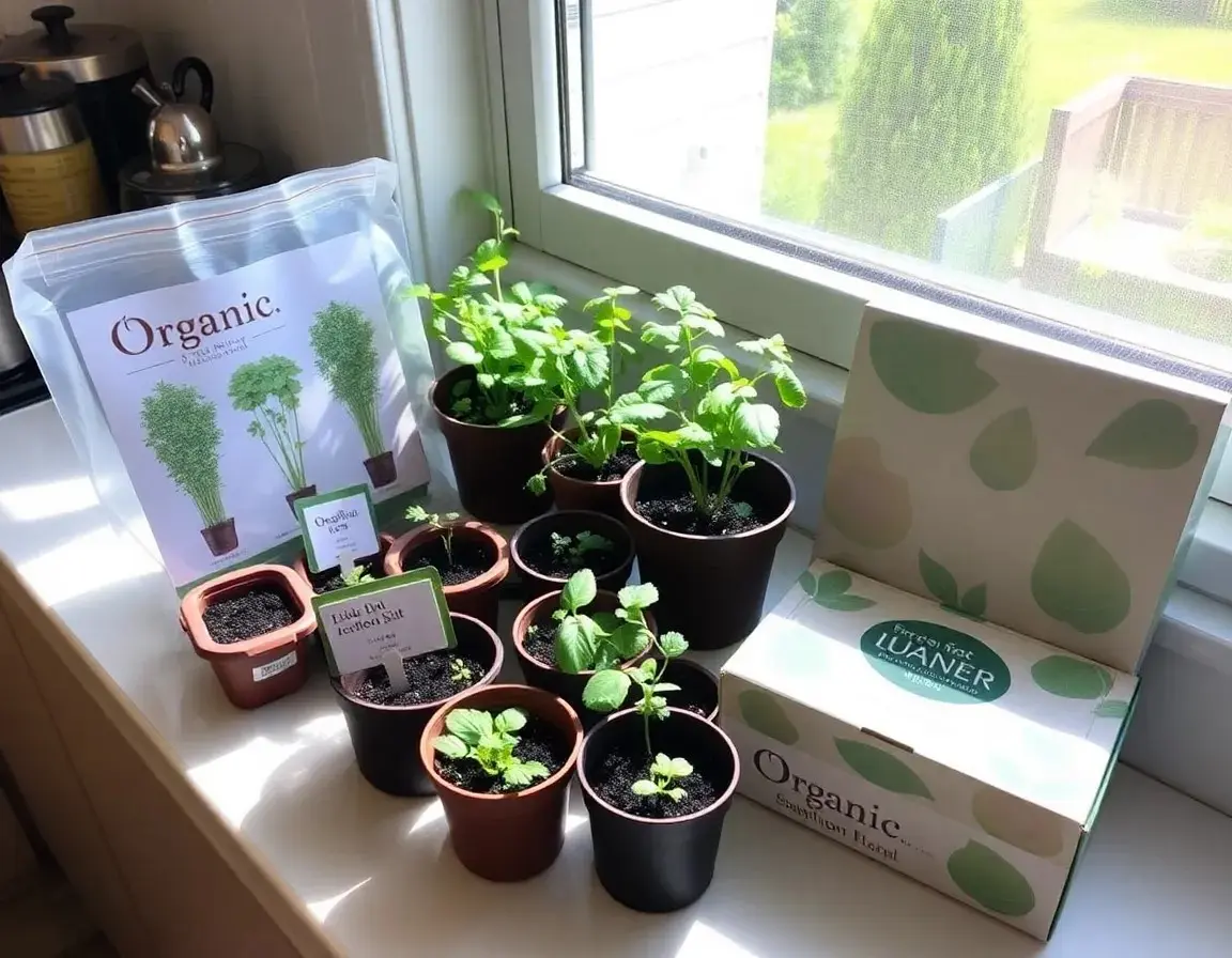 Kit Giardino di Erbe Aromatiche da Interno