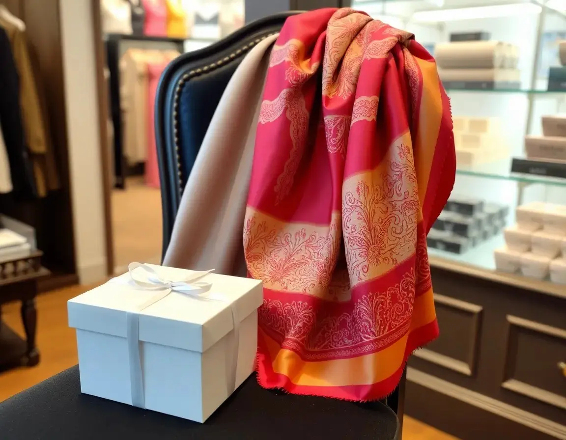 Sciarpa di Seta, un regalo di lusso per una donna