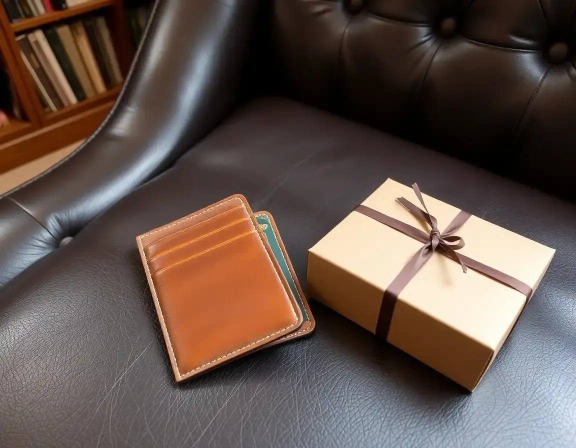 Portafoglio in Pelle con Blocco RFID