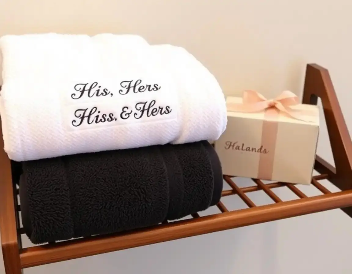 Set di Asciugamani di Lusso 'His and Hers'