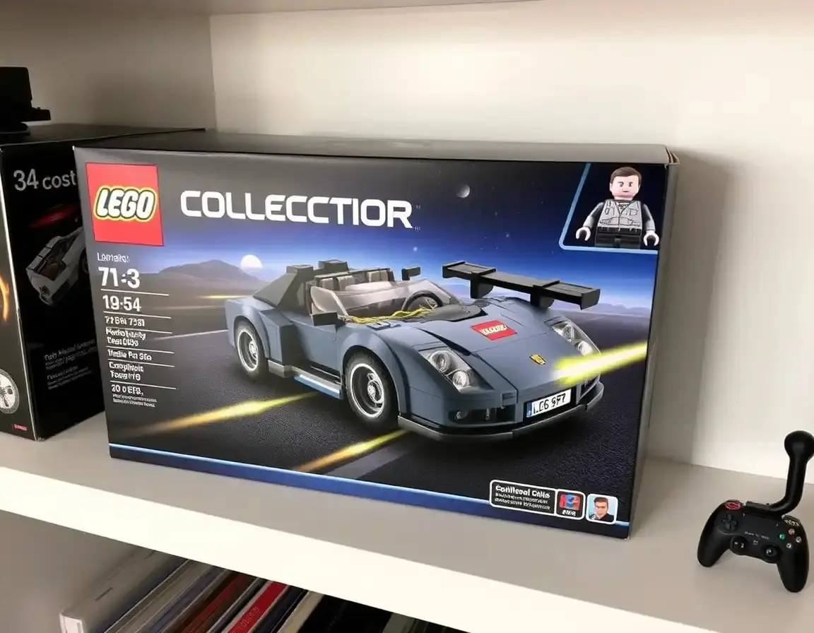Set LEGO da collezione (es. auto sportiva)