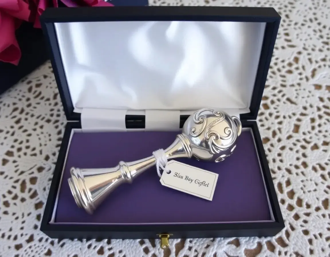 Sonaglio da Neonato Placcato Argento