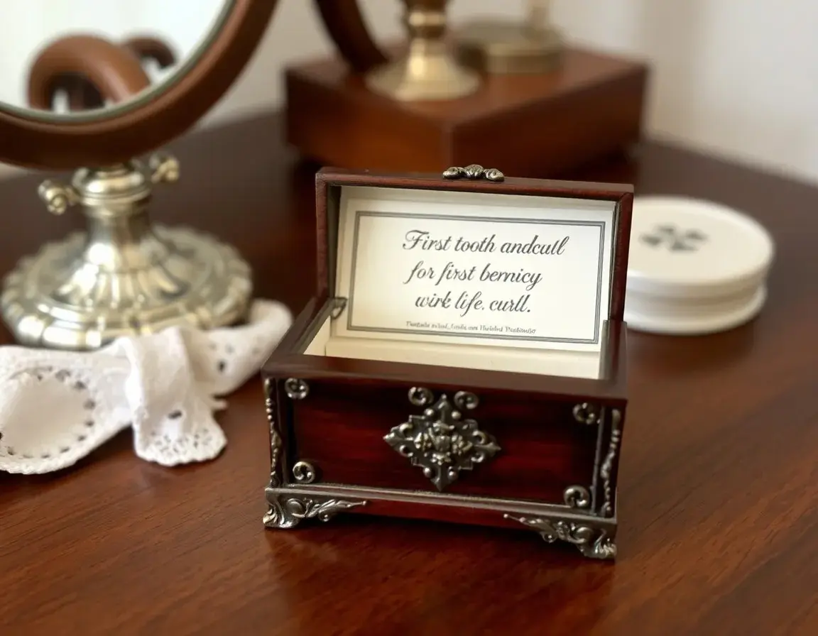 Scatolina portaricordi primo dente