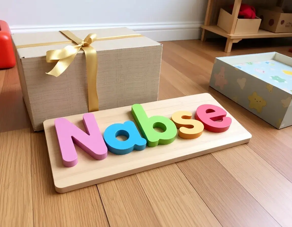 Puzzle in Legno con Nome Personalizzato
