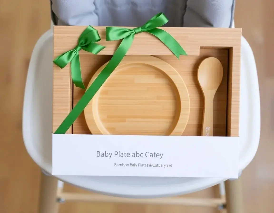 Set di pappa in bambù sostenibile