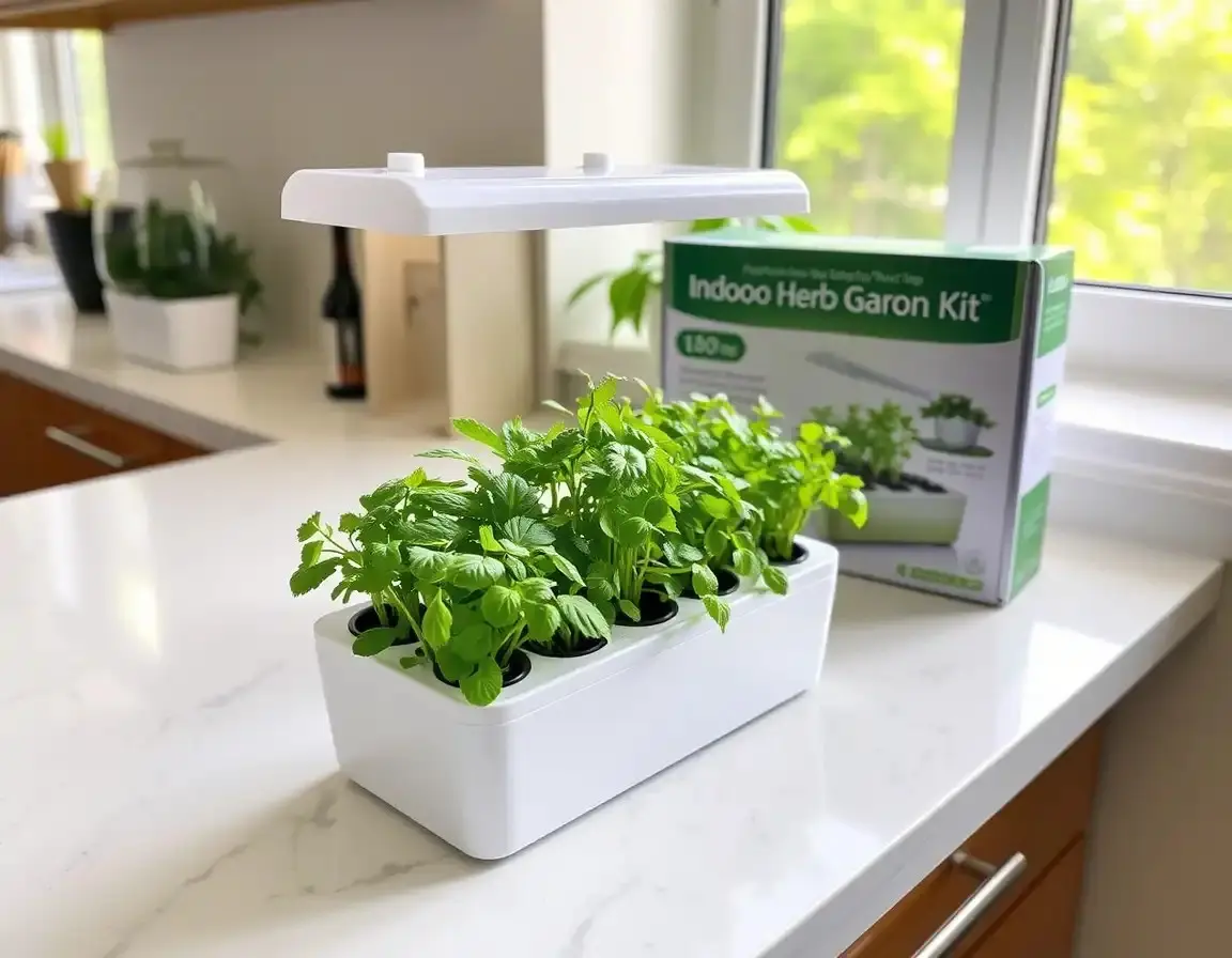 Kit Giardino di Erbe Aromatiche da Interno (Idroponico)