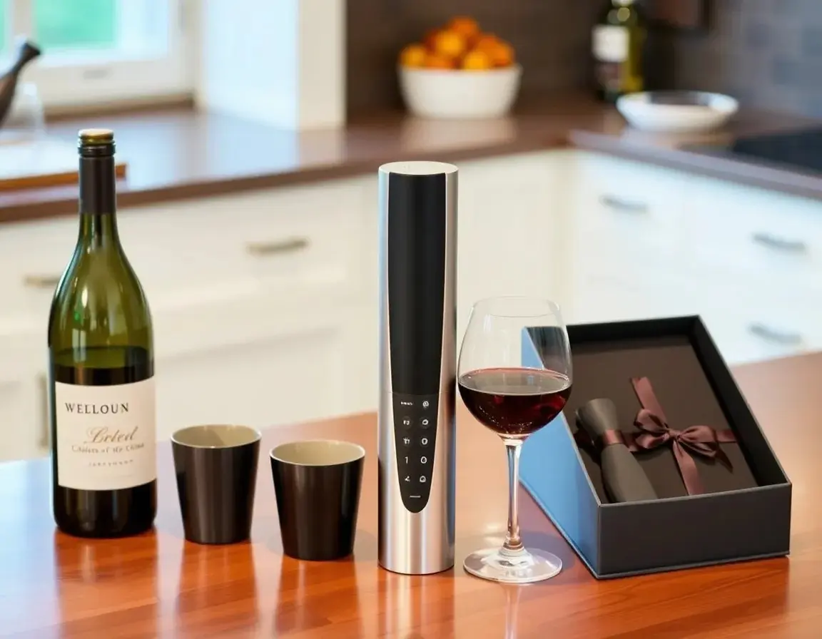 Set Apribottiglie Elettrico e Conservazione Vino
