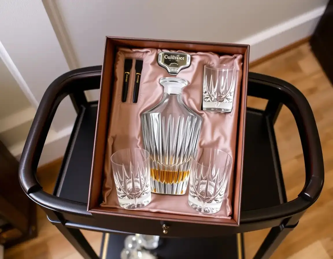 Set Decanter per Whiskey di Lusso