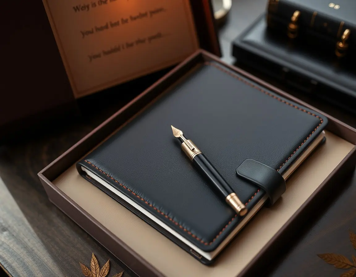 Fine Pen and Journal Set