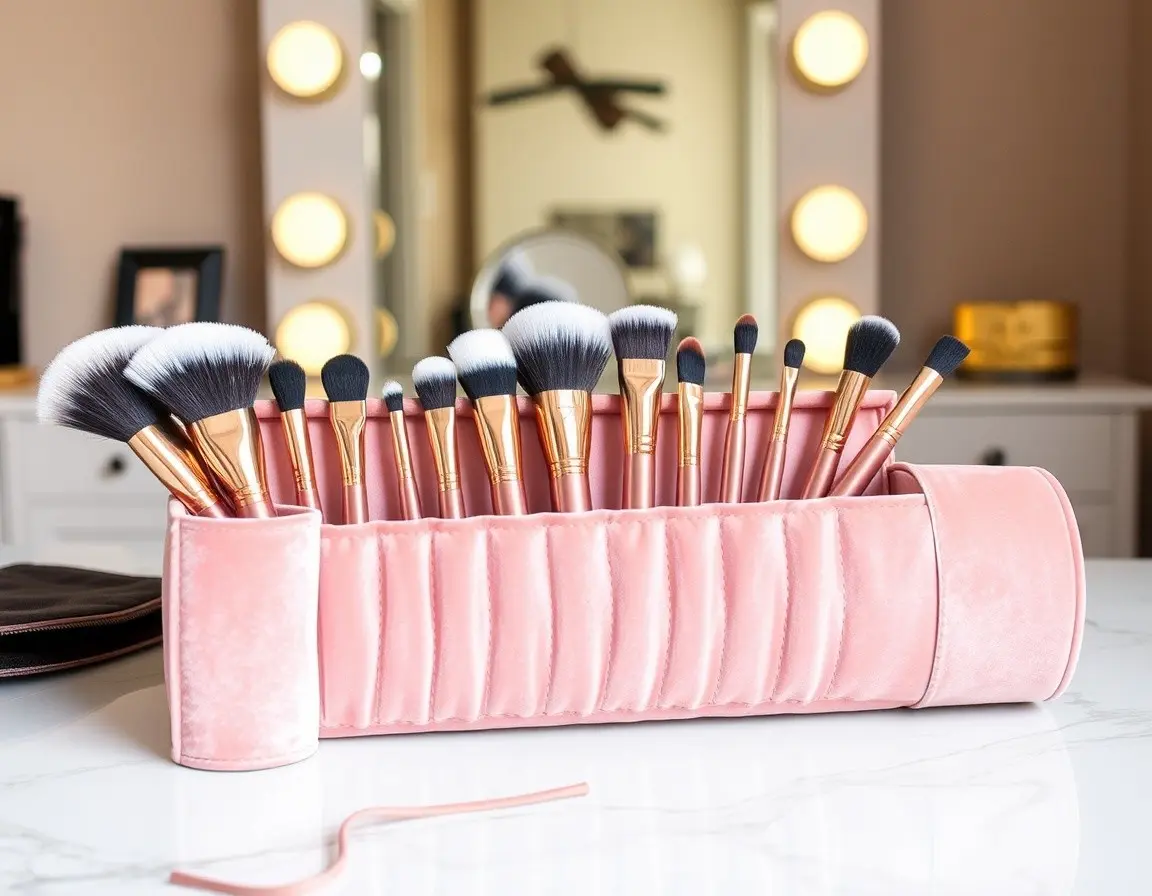 Set di 15 Pennelli per Makeup