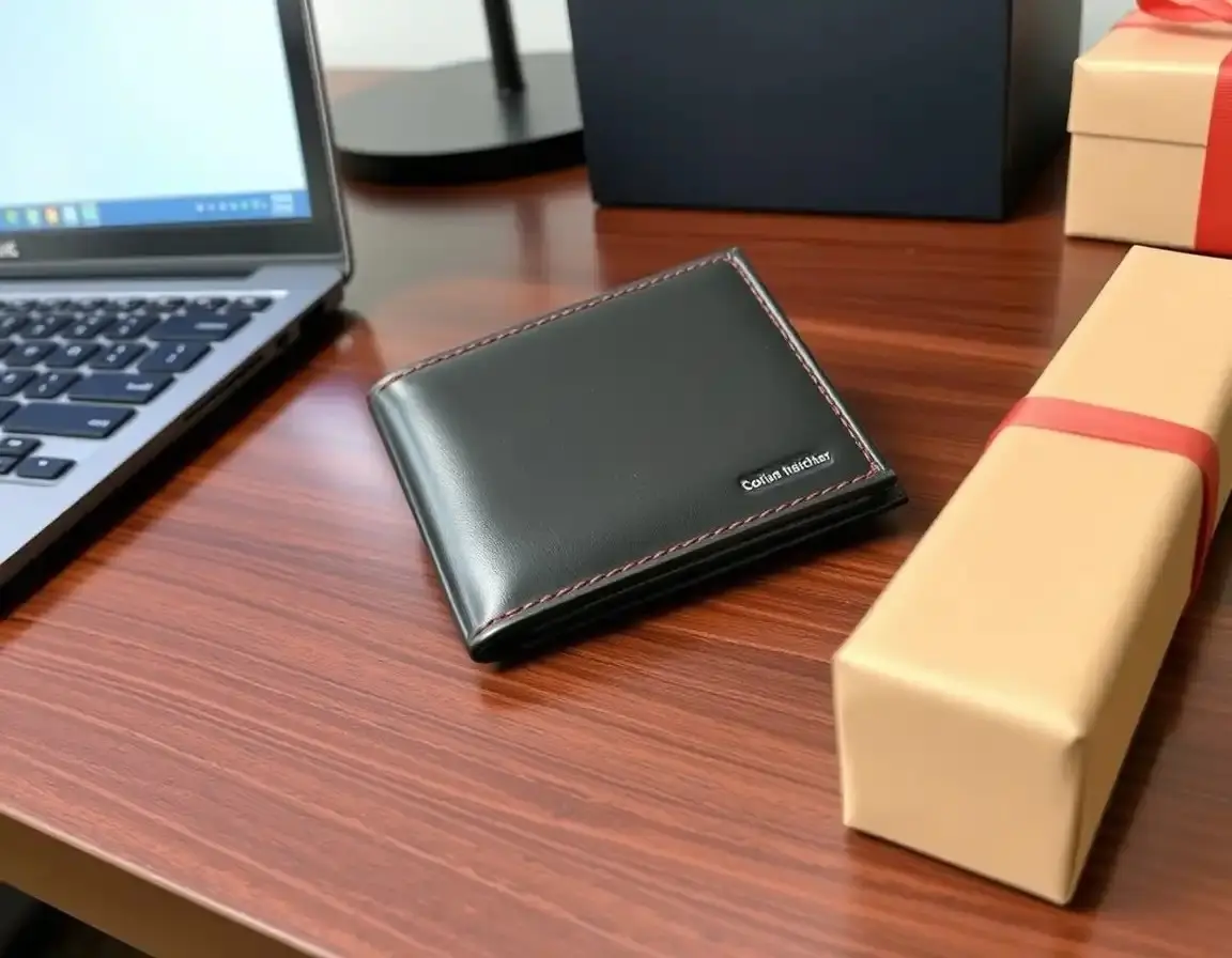 Portafoglio in Pelle con Blocco RFID