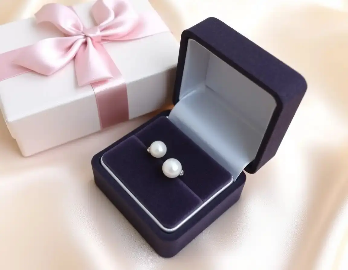 Orecchini a Bottone con Perle o Diamanti