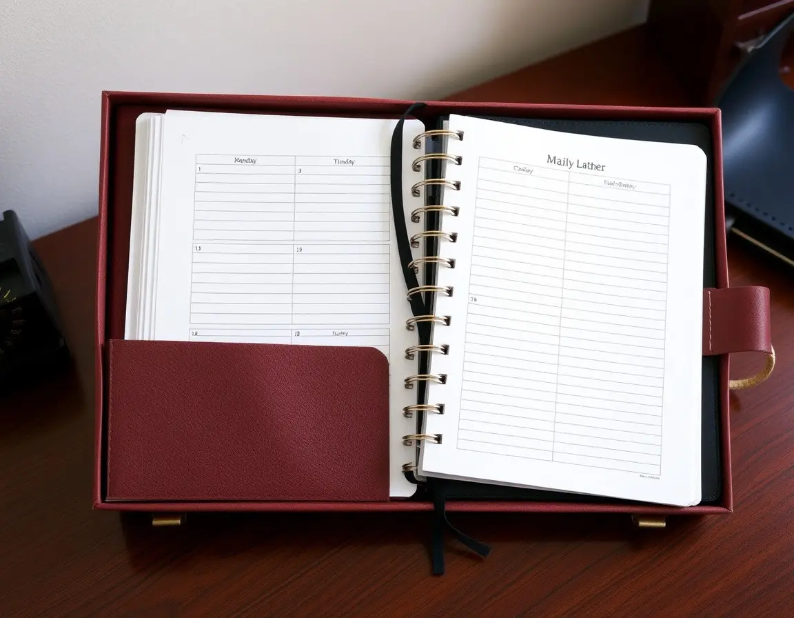 Agenda/Planner Personalizzata di Lusso