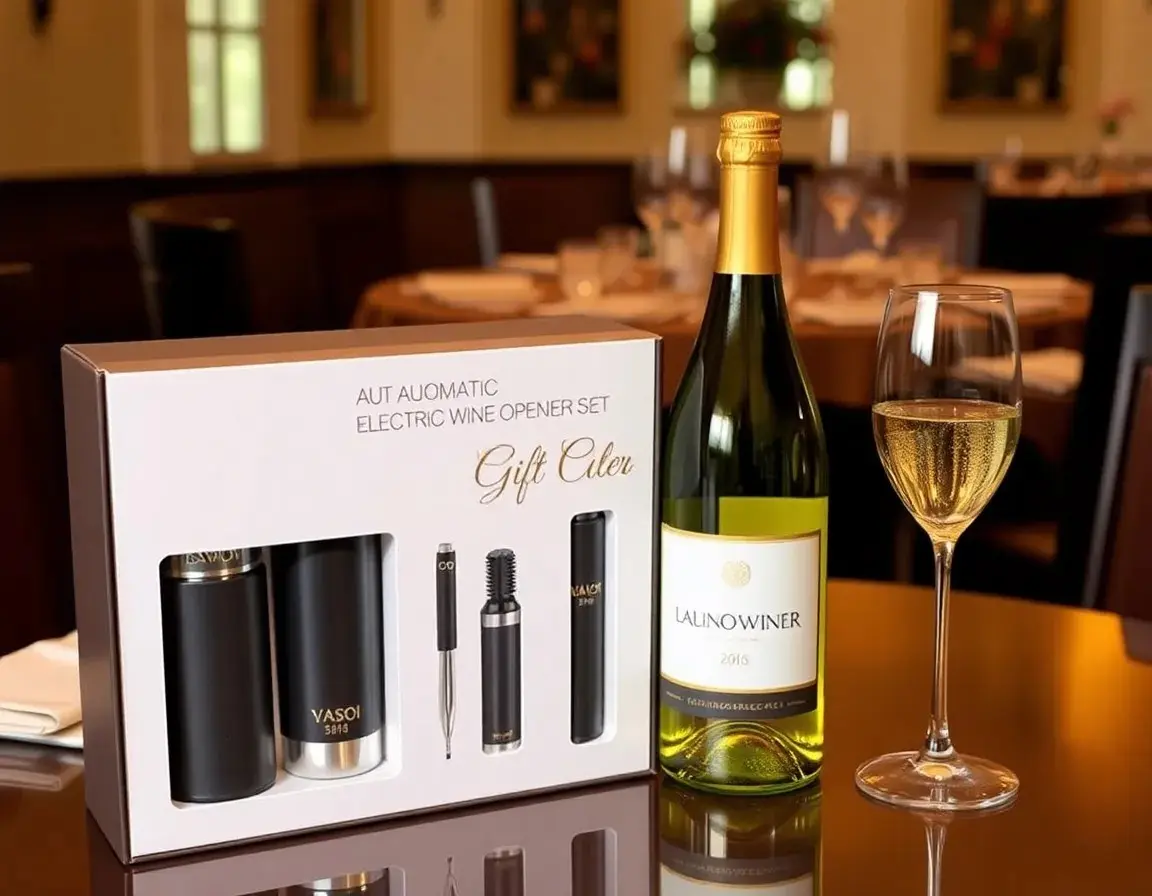 Set Apribottiglie Elettrico per Vino