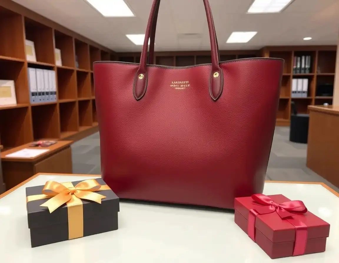 High-Quality Faux Leather Work Tote