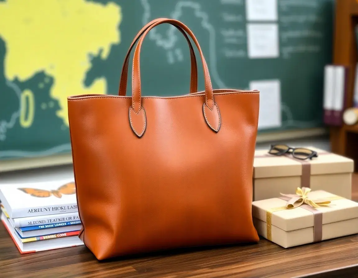 Borsa Tote in Pelle per la Maestra