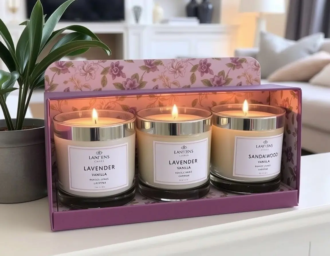 Set di Candele Profumate di Lusso