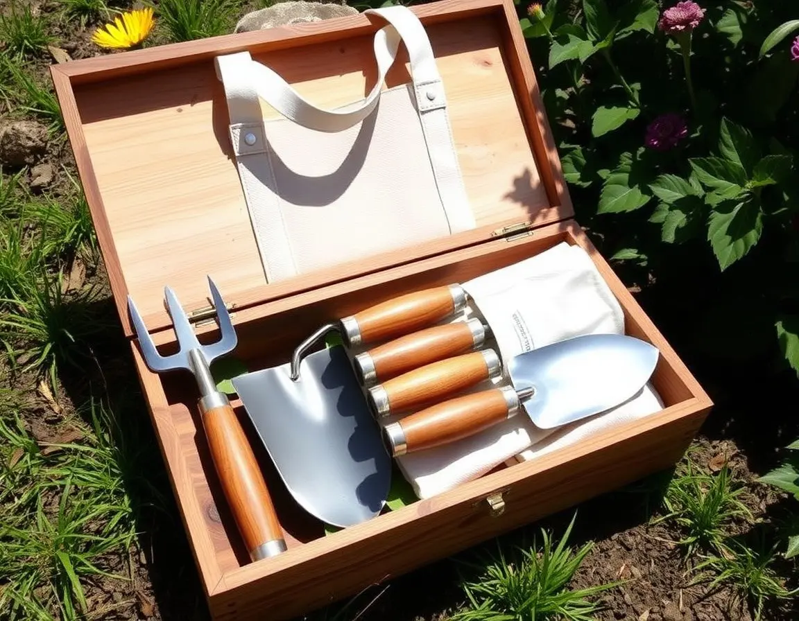Set Attrezzi da Giardinaggio con Borsa