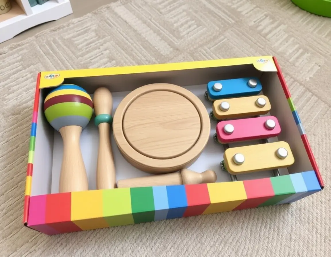 Set di Giocattoli Musicali in Legno